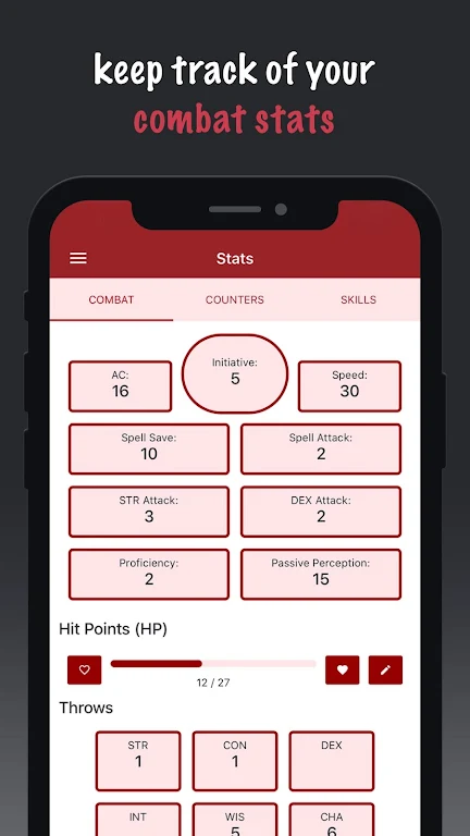 D&D 5e Character Keep Screenshot 3