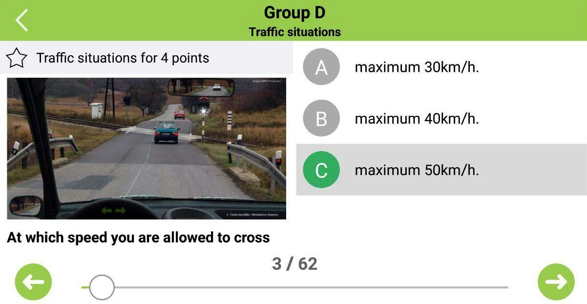 Driving school tests (CZ) Screenshot 5