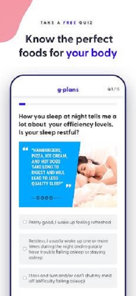 G-Plans: Customized Nutrition Screenshot 5