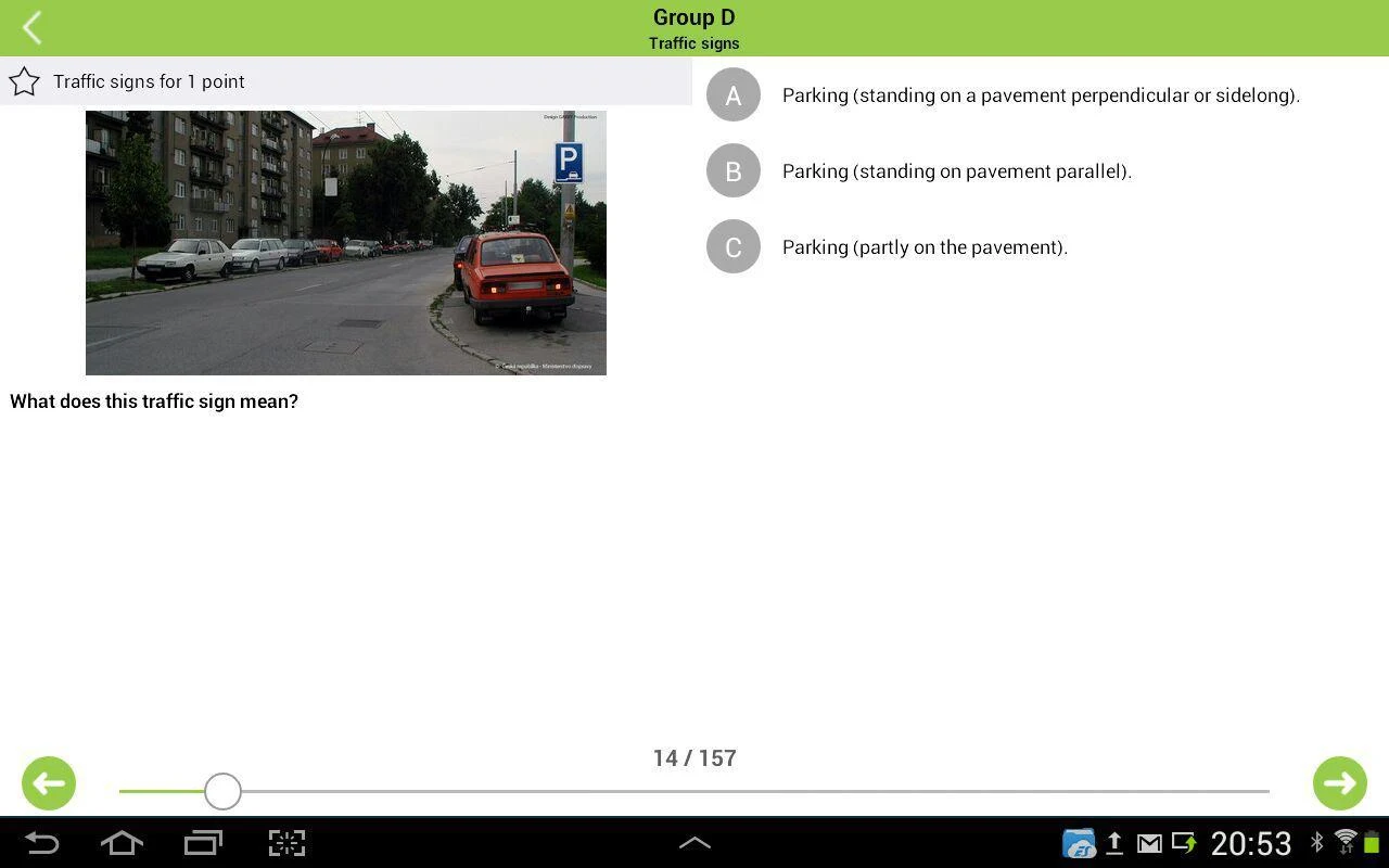Driving school tests (CZ) Screenshot 8