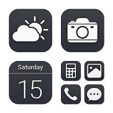 Wow Black Theme  - Icon Pack APK