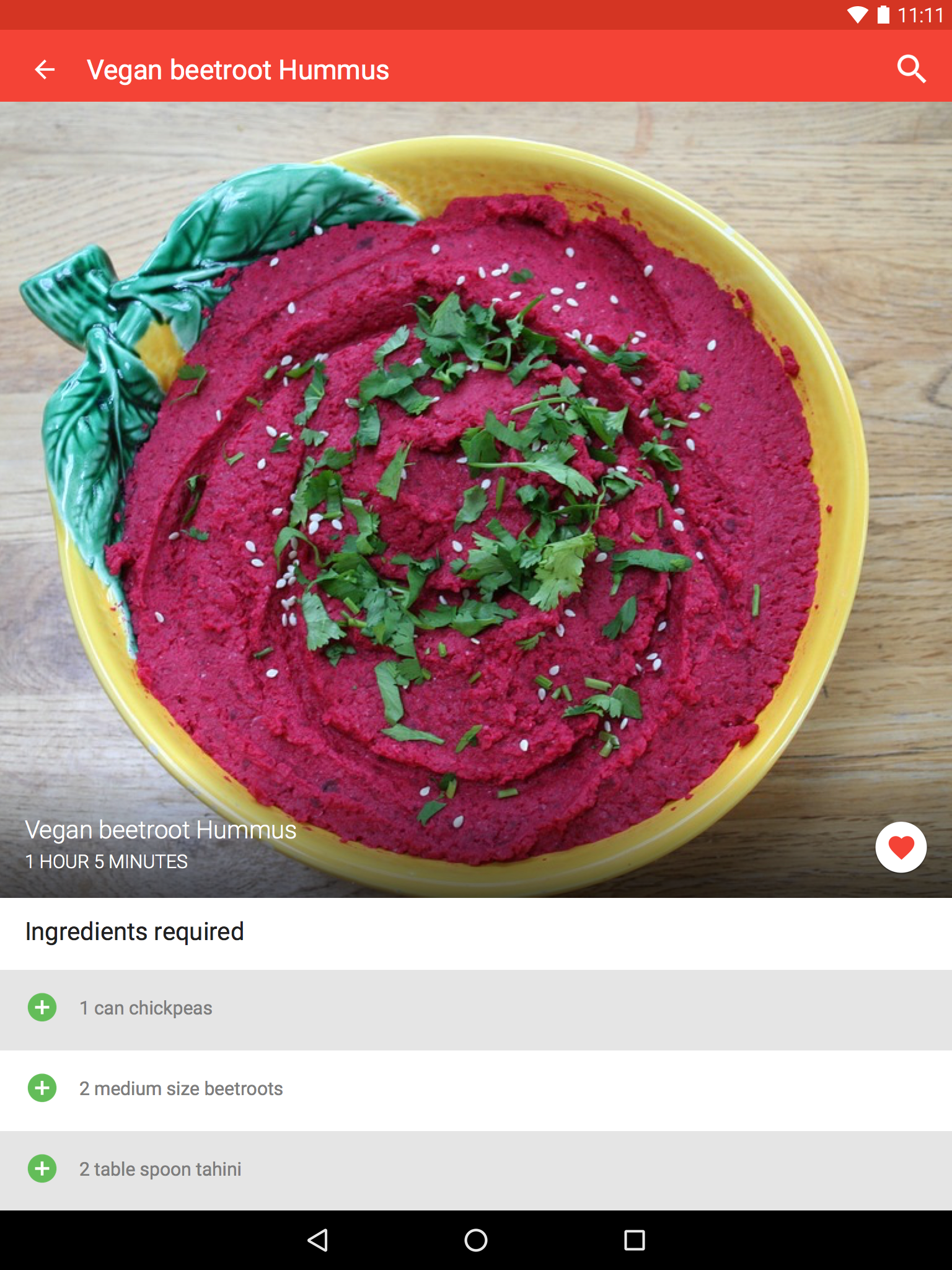 Vegetarian Recipes App Screenshot 9