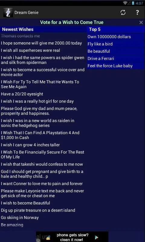 Make A Wish Come True Genie Screenshot 4