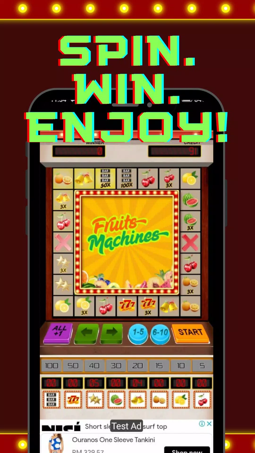 Fruits Machines Screenshot 4