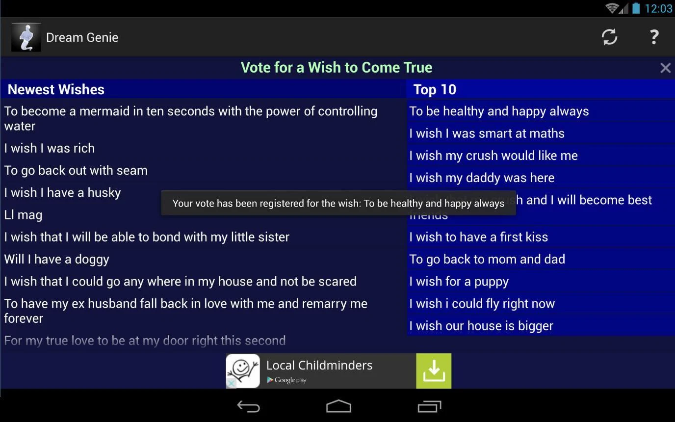 Make A Wish Come True Genie Screenshot 12