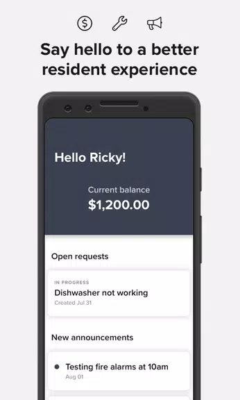 Resident Center Screenshot 1