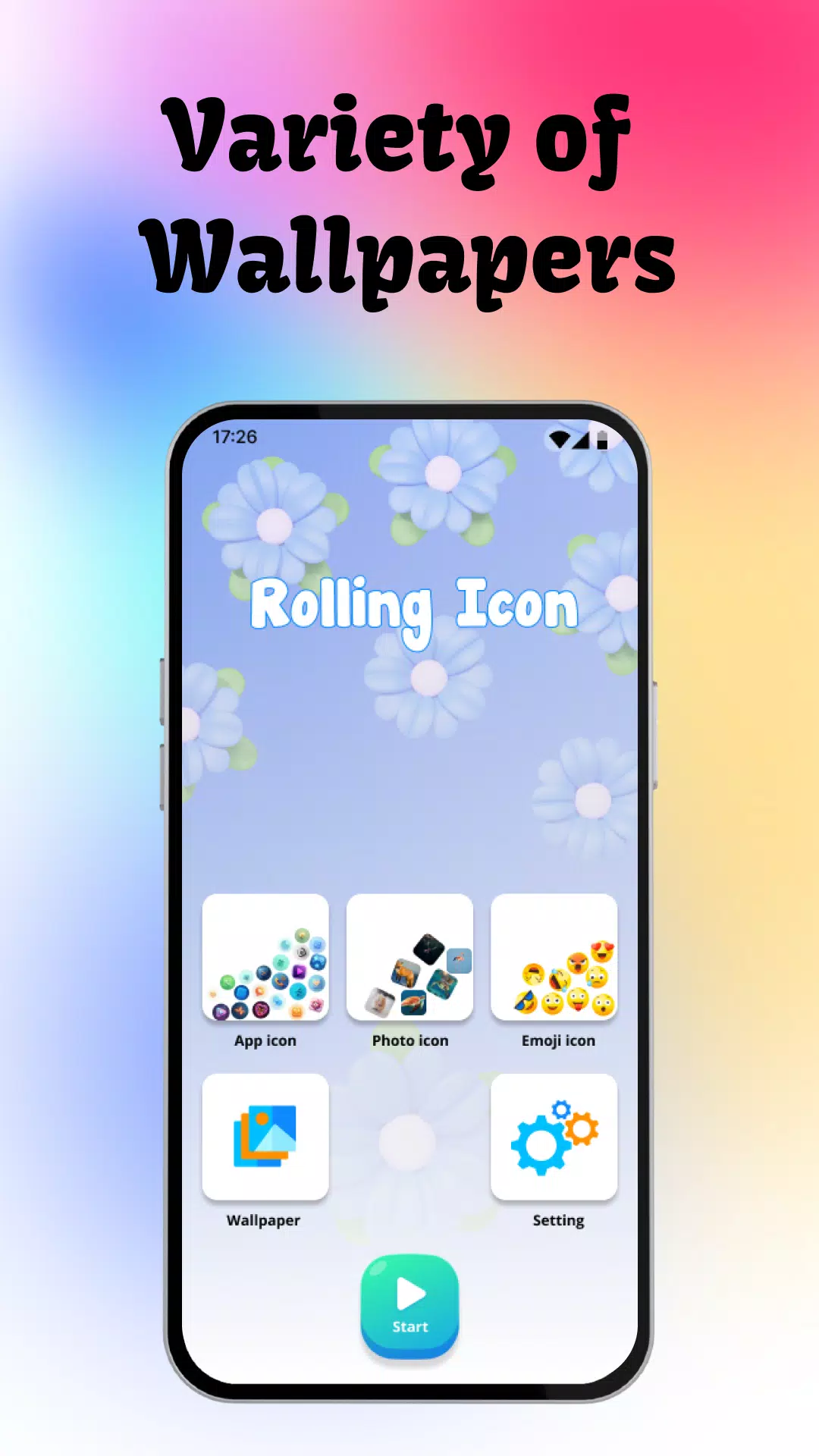 Rolling Icon: Roll Phone Theme Screenshot 5