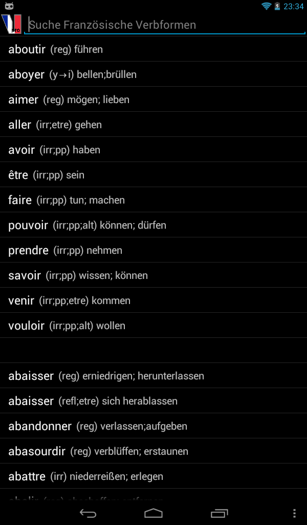 French Verbs Screenshot 8