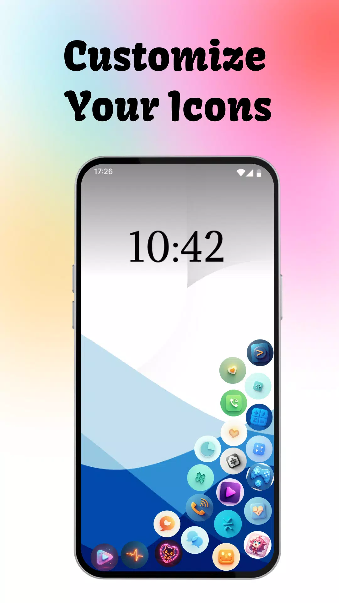 Rolling Icon: Roll Phone Theme Screenshot 4