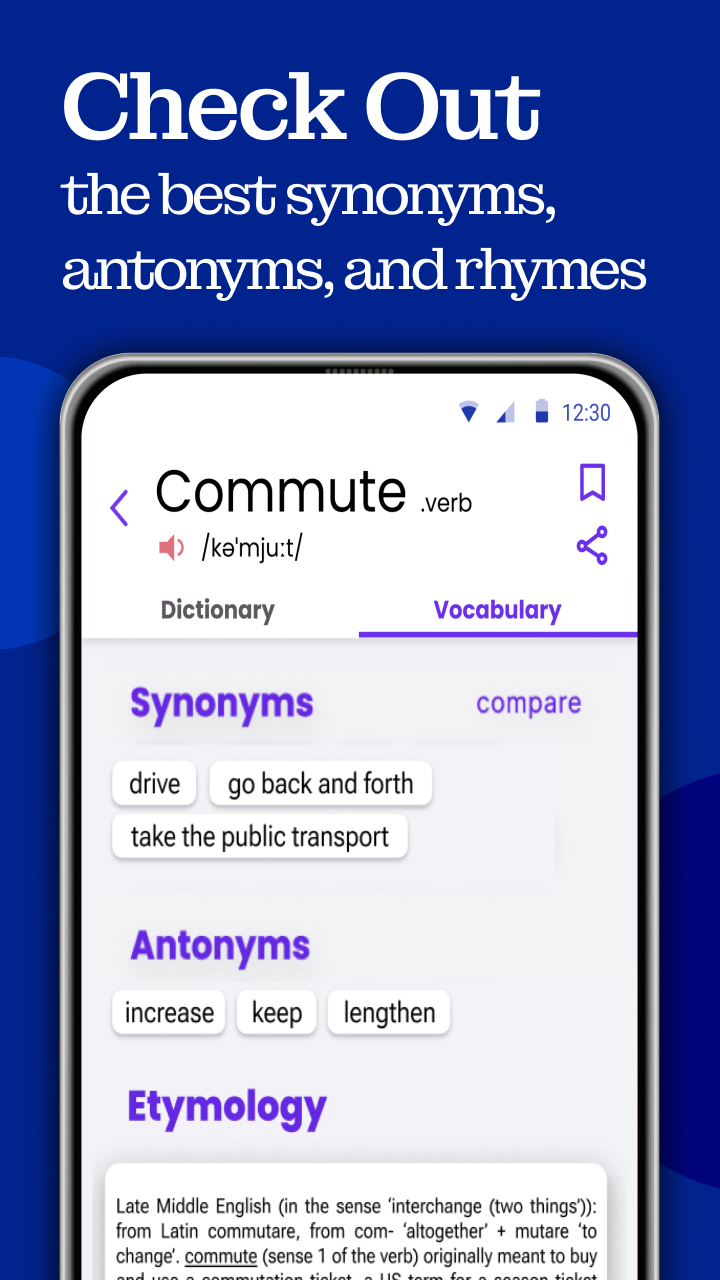 English Dictionary : Thesaurus Screenshot 3