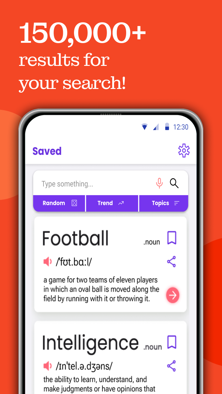 English Dictionary : Thesaurus Screenshot 7