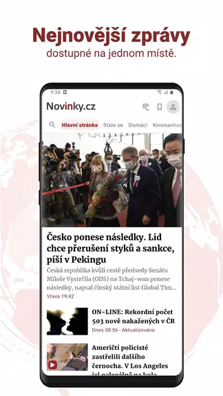 Novinky.cz Screenshot 1