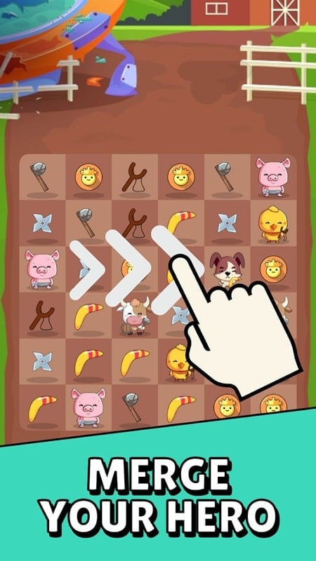 Farm vs Aliens - Merge TD Screenshot 3