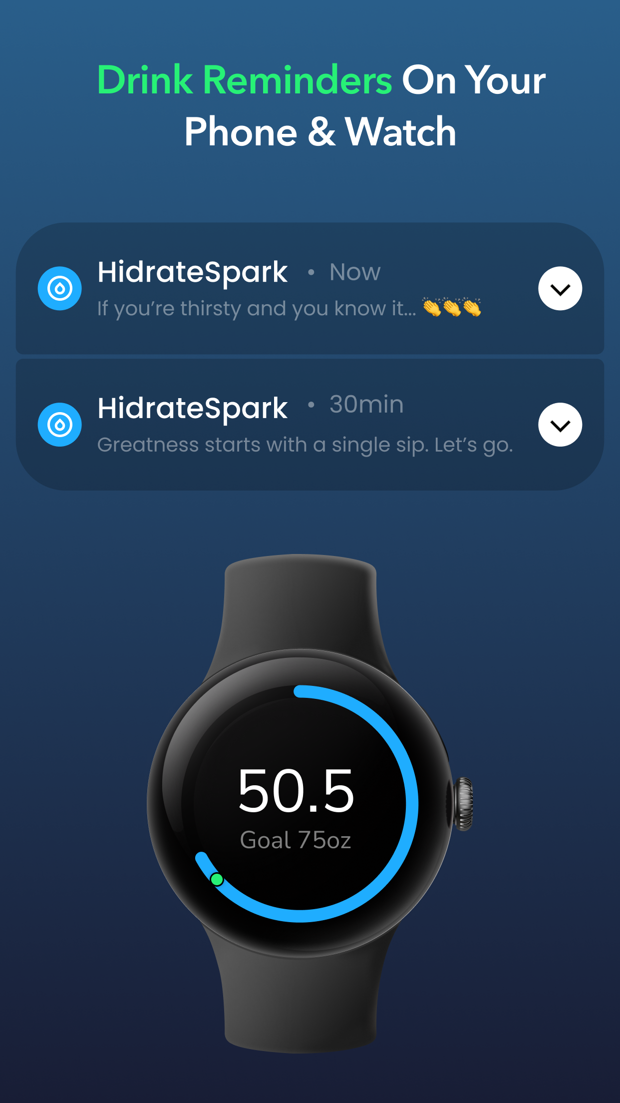 HidrateSpark Water Tracker Screenshot 2