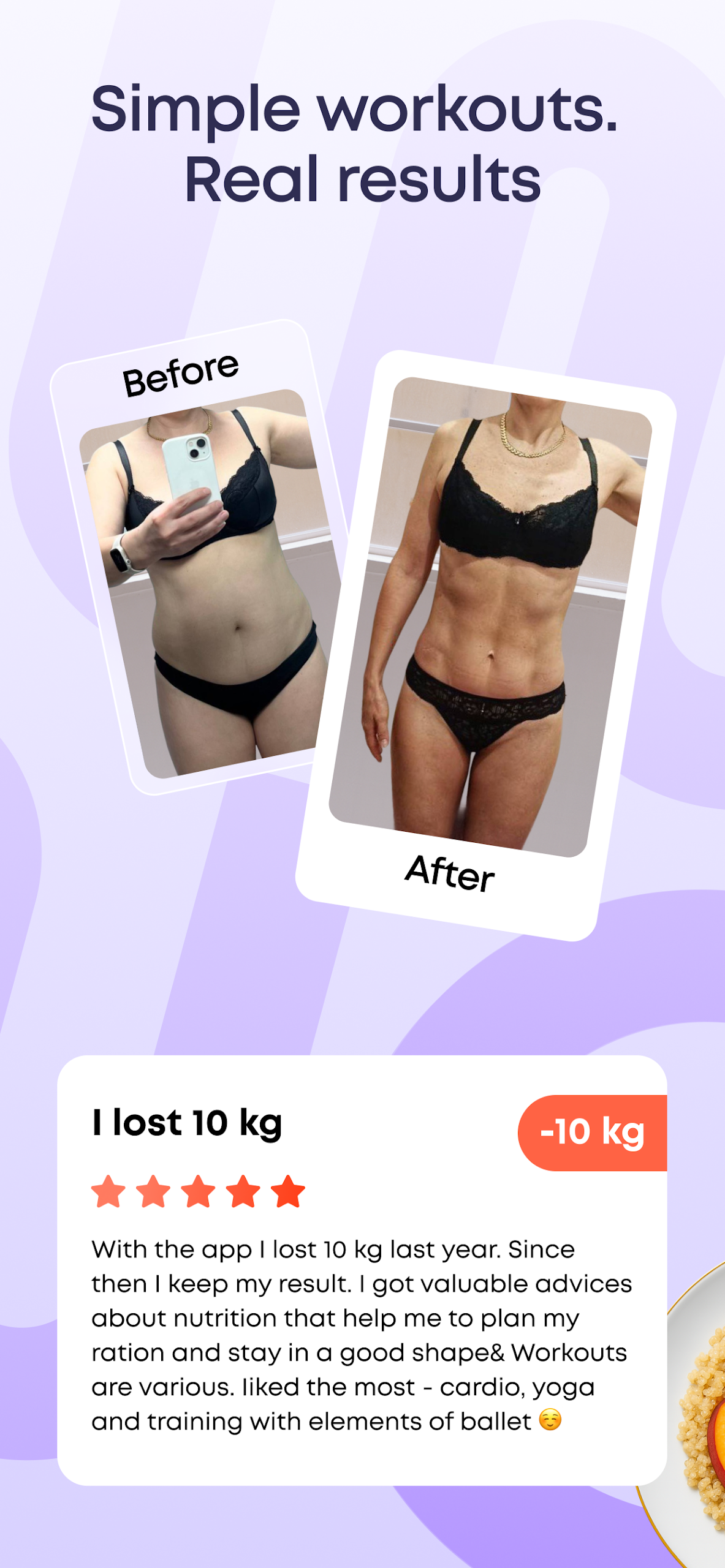 WOWBODY: Workouts & Meals Screenshot 4