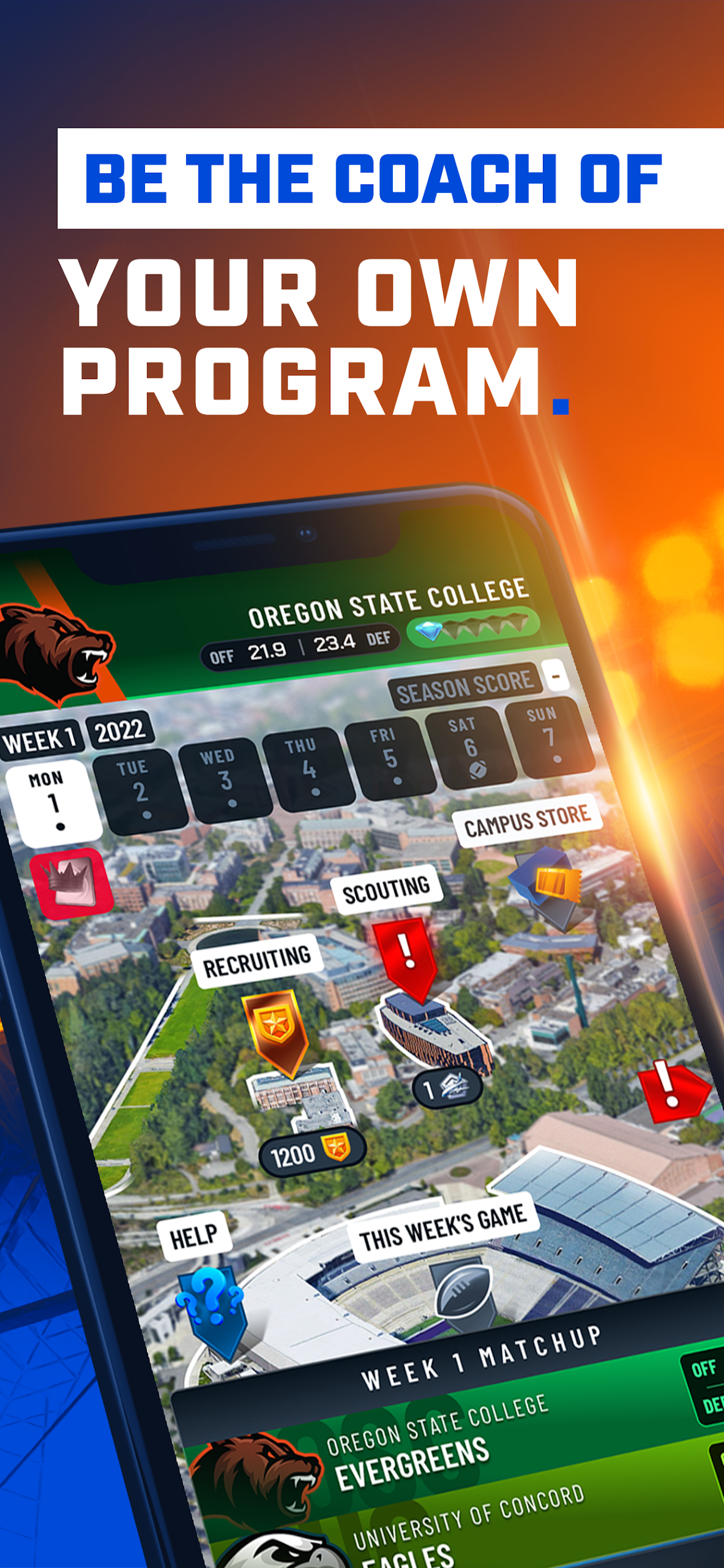 The Program: College Football Screenshot 1