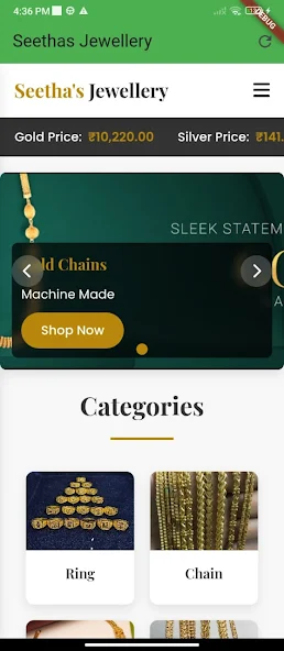 Seethas Jewellery Screenshot 2