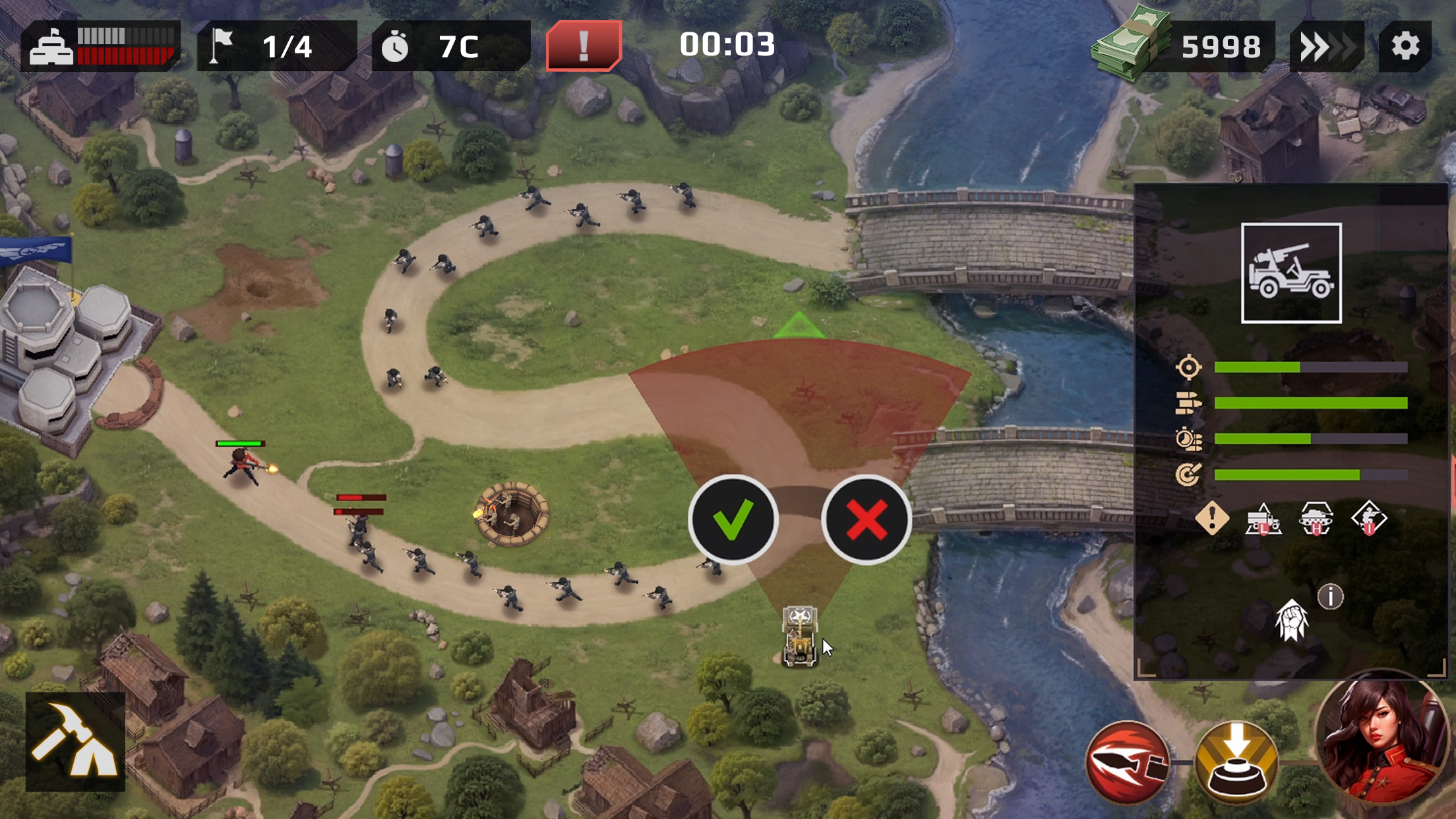 WWII Defense: RTS Army TD game Screenshot 4