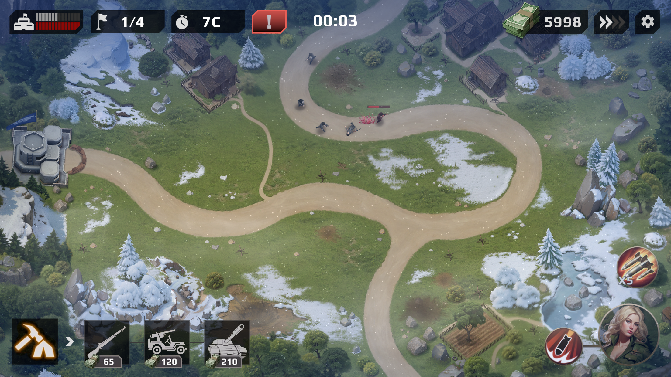 WWII Defense: RTS Army TD game Screenshot 1