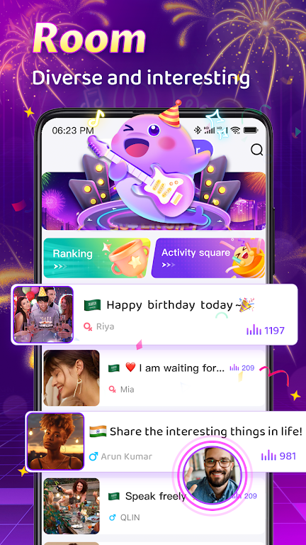 WeParty-Live Chat&Voice Party Screenshot 1