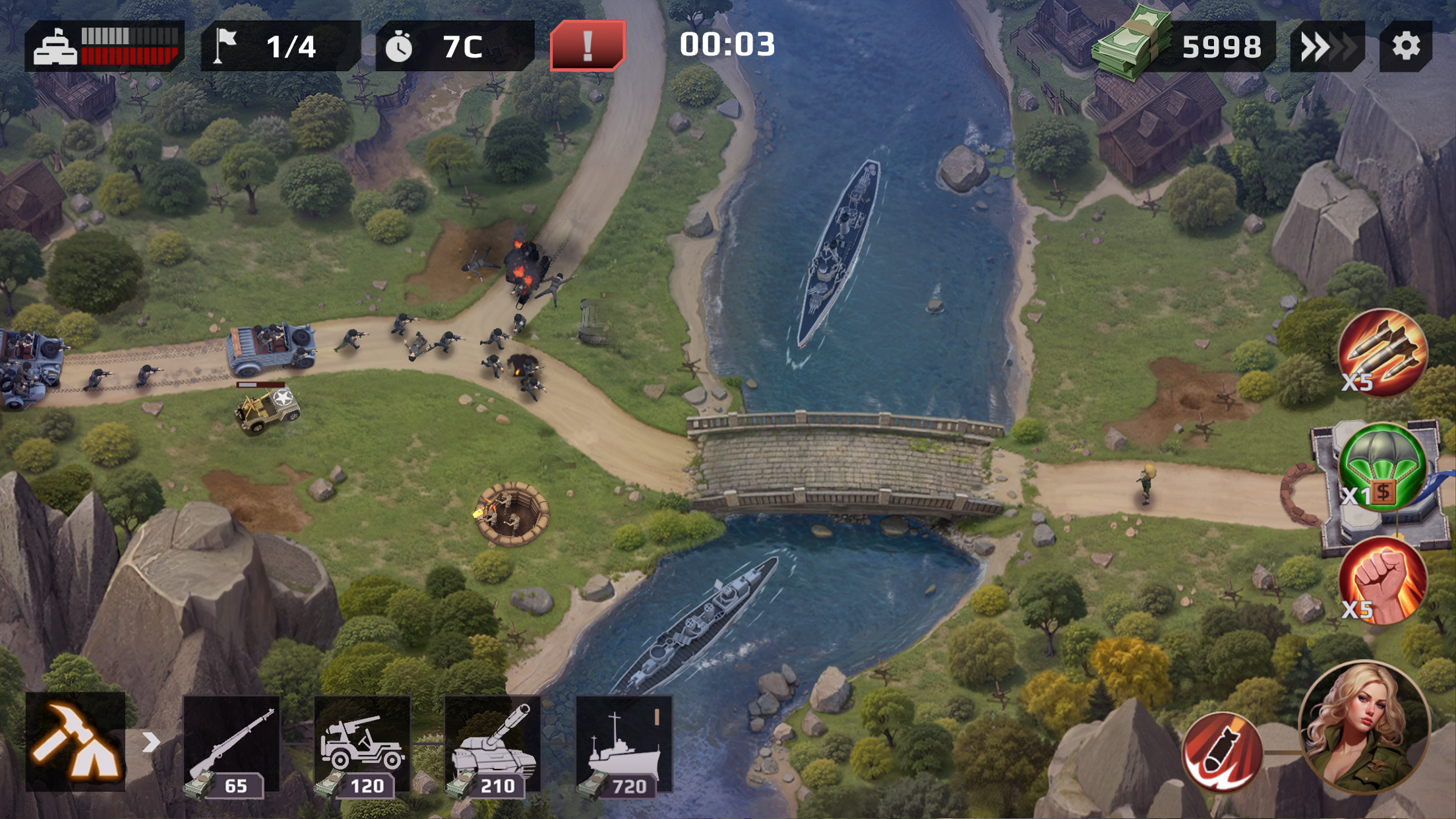 WWII Defense: RTS Army TD game Screenshot 7