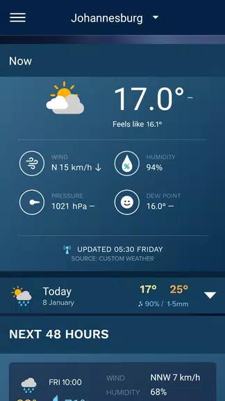 AfricaWeather Screenshot 3