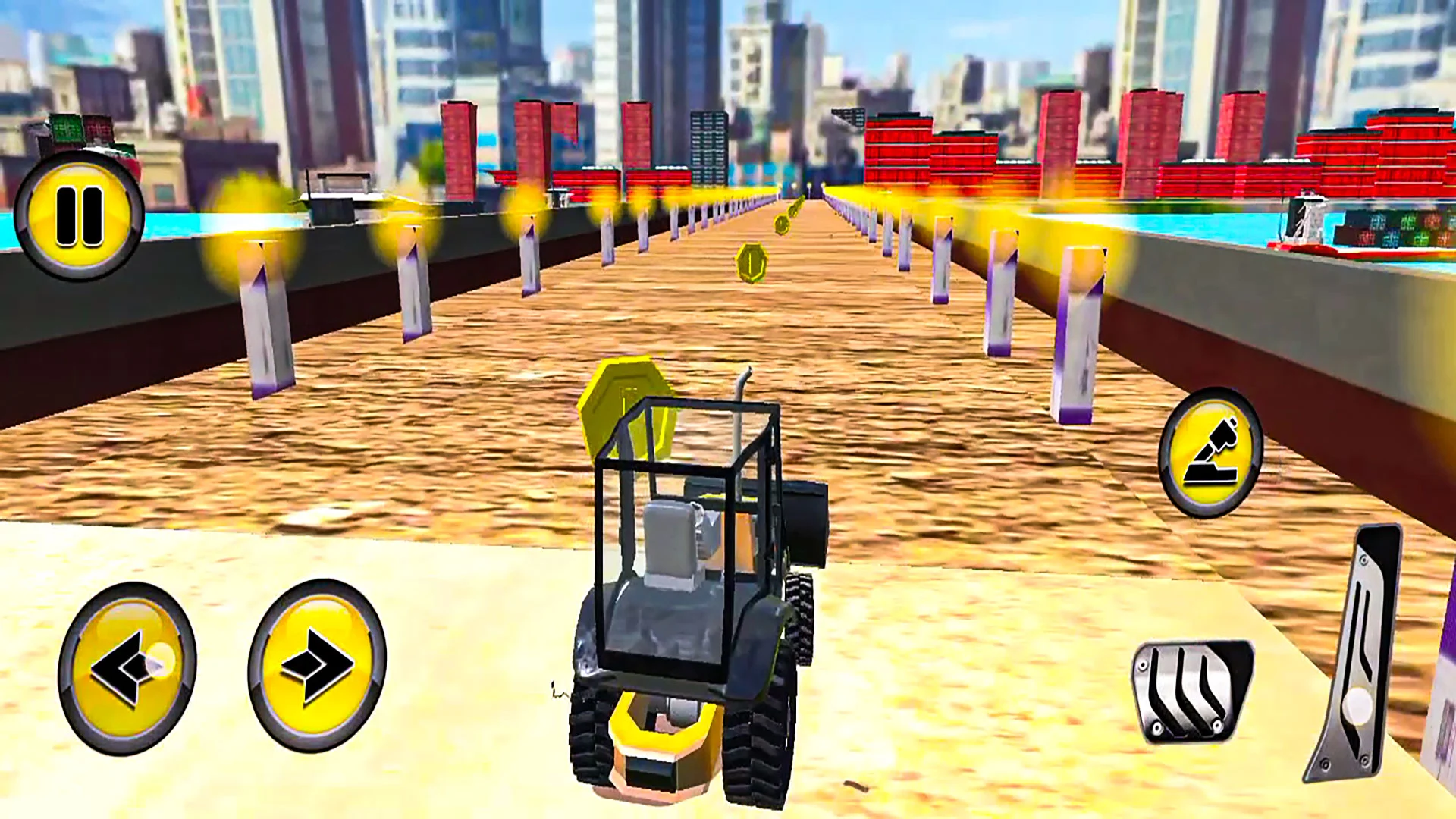 JCB Backhoe Loader Driving Screenshot 2