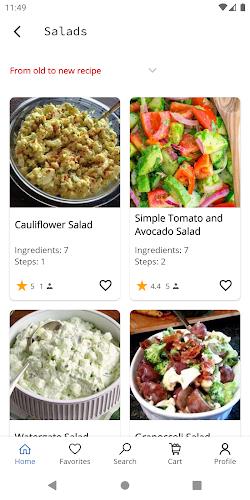 Easy Recipes Screenshot 2
