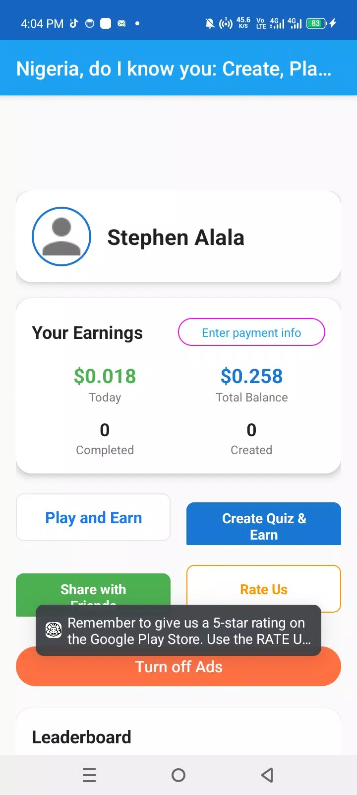 Quiz Money: United States Screenshot 7