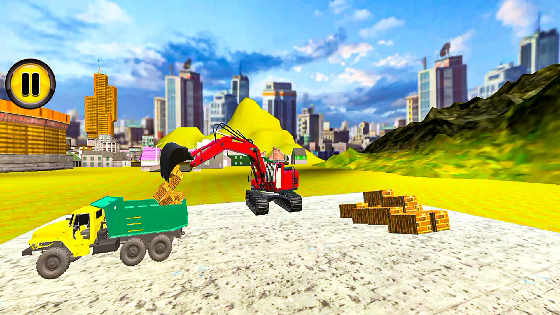 JCB Backhoe Loader Driving Screenshot 5