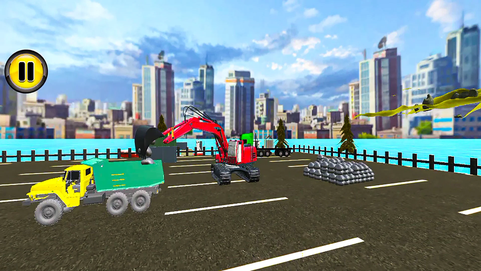 JCB Backhoe Loader Driving Screenshot 3