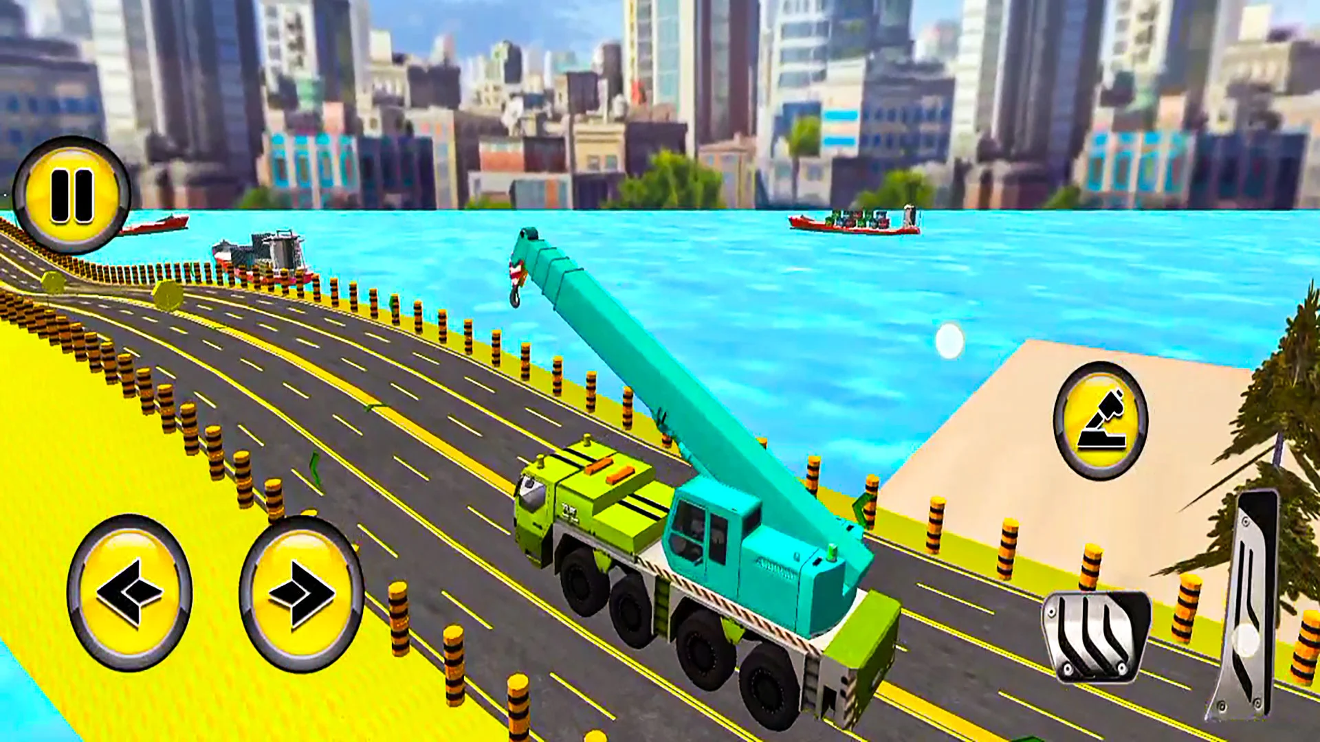 JCB Backhoe Loader Driving Screenshot 1