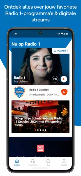 VRT Radio 1 Screenshot 1