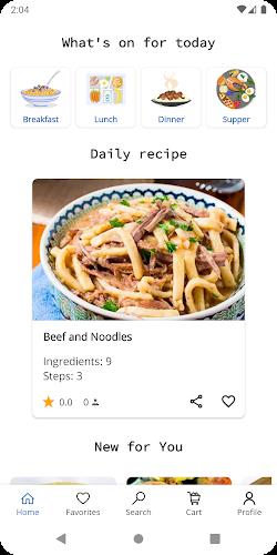 Easy Recipes Screenshot 1