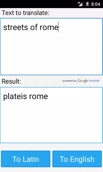 Latin English Translator Screenshot 1