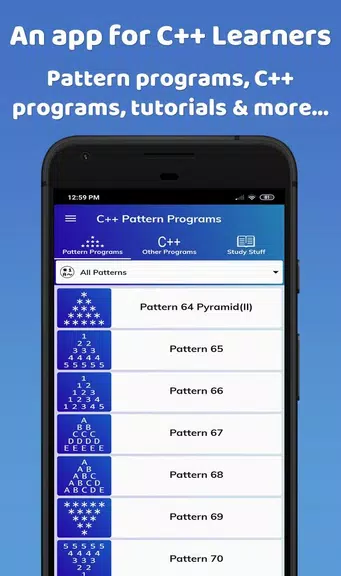 C++ Pattern Programs Screenshot 1