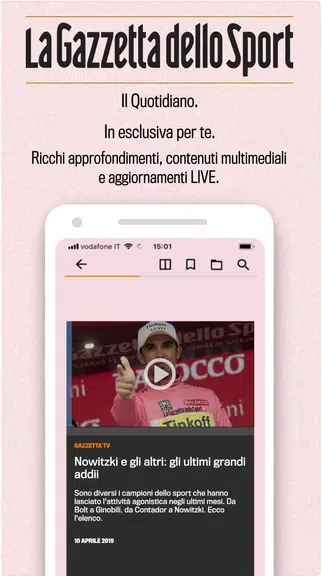 Gazzetta Reader Screenshot 2