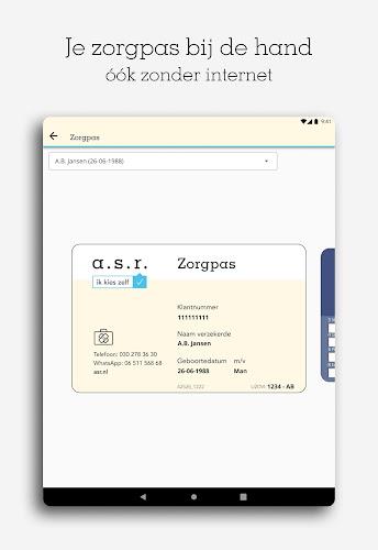 Zorg - Ik kies zelf van a.s.r. Screenshot 12