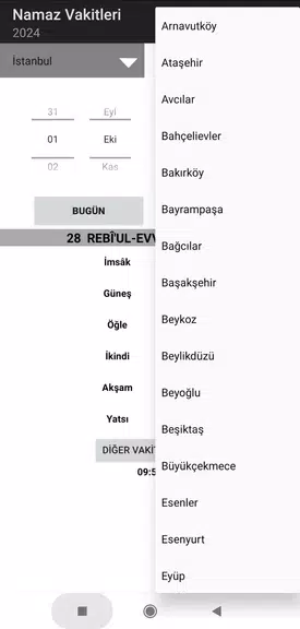 Namaz Vakitleri Screenshot 3
