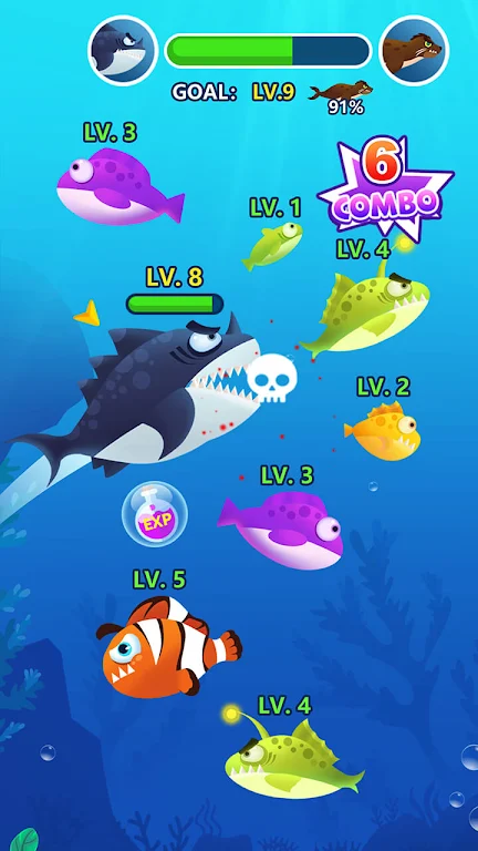 Ocean Domination - Fish.IO Screenshot 3