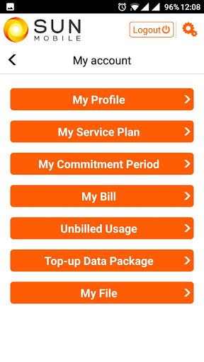 SUN Mobile Screenshot 2