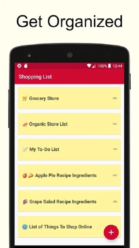 Shopping List Screenshot 1