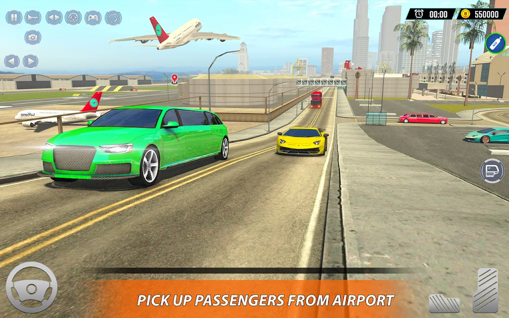 Limousine Taxi Driving Game Screenshot 2