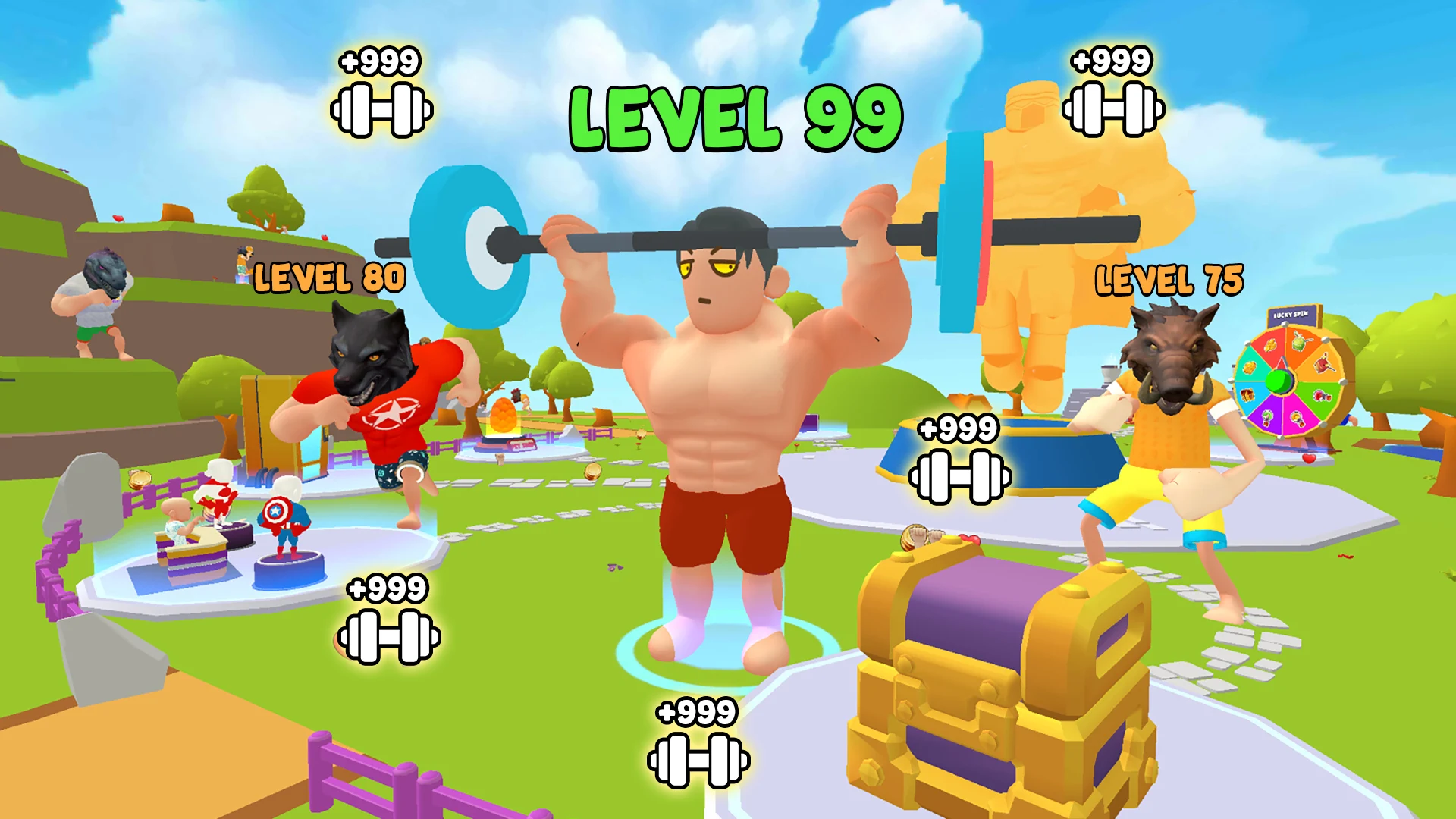 Lifting Hero: Animal Evolution Screenshot 1