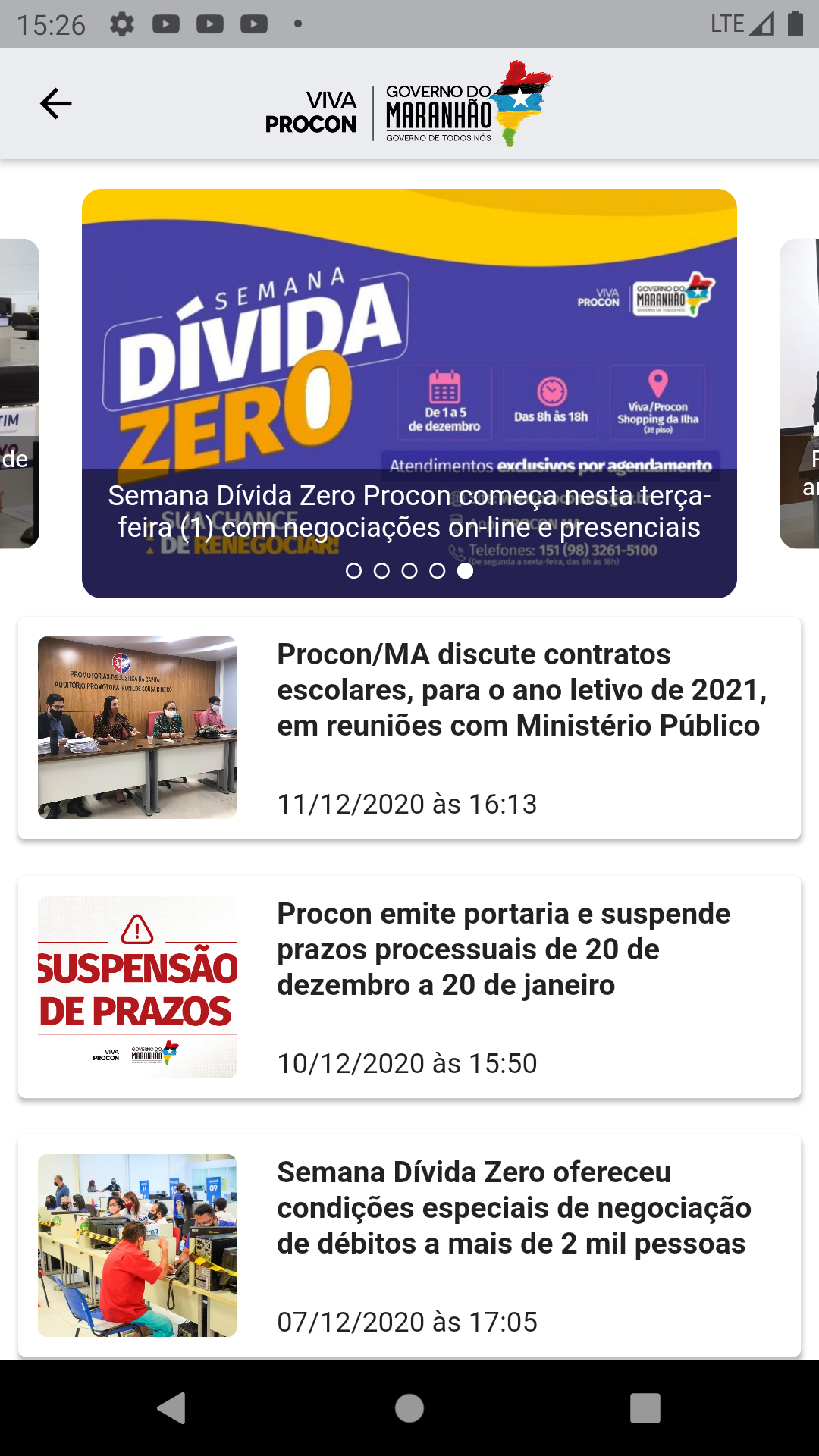 VIVA PROCON Screenshot 2