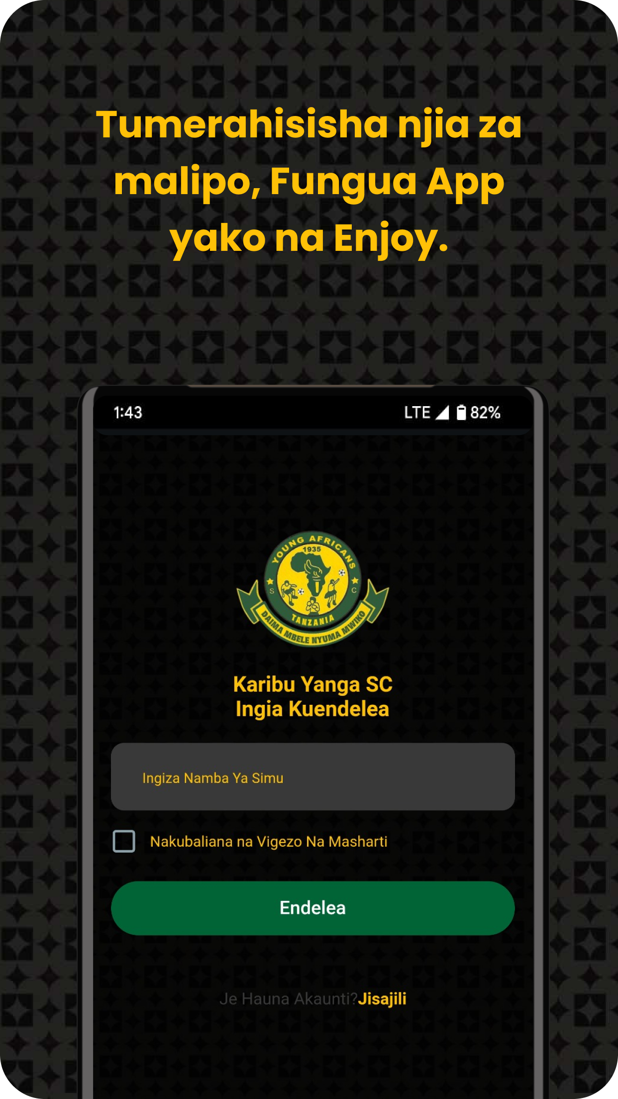 Yanga SC Screenshot 1