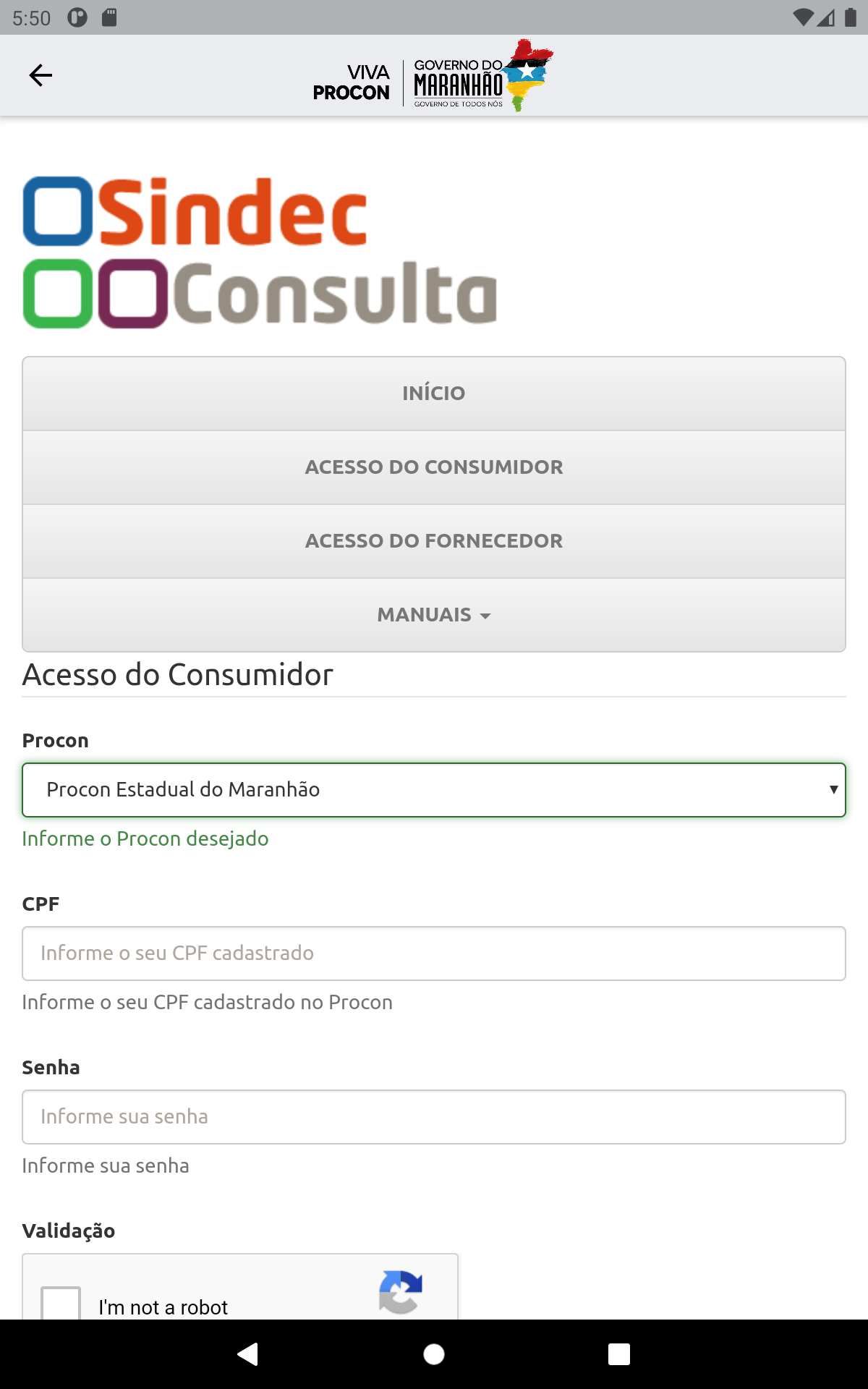 VIVA PROCON Screenshot 10