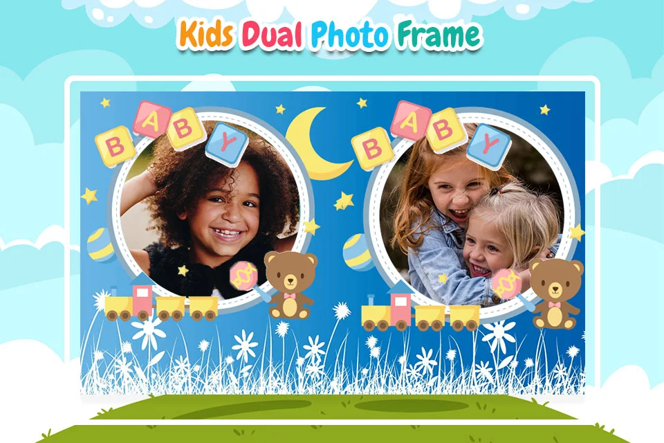 Kids Dual Photo Frames Screenshot 5