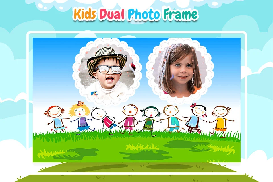 Kids Dual Photo Frames Screenshot 7