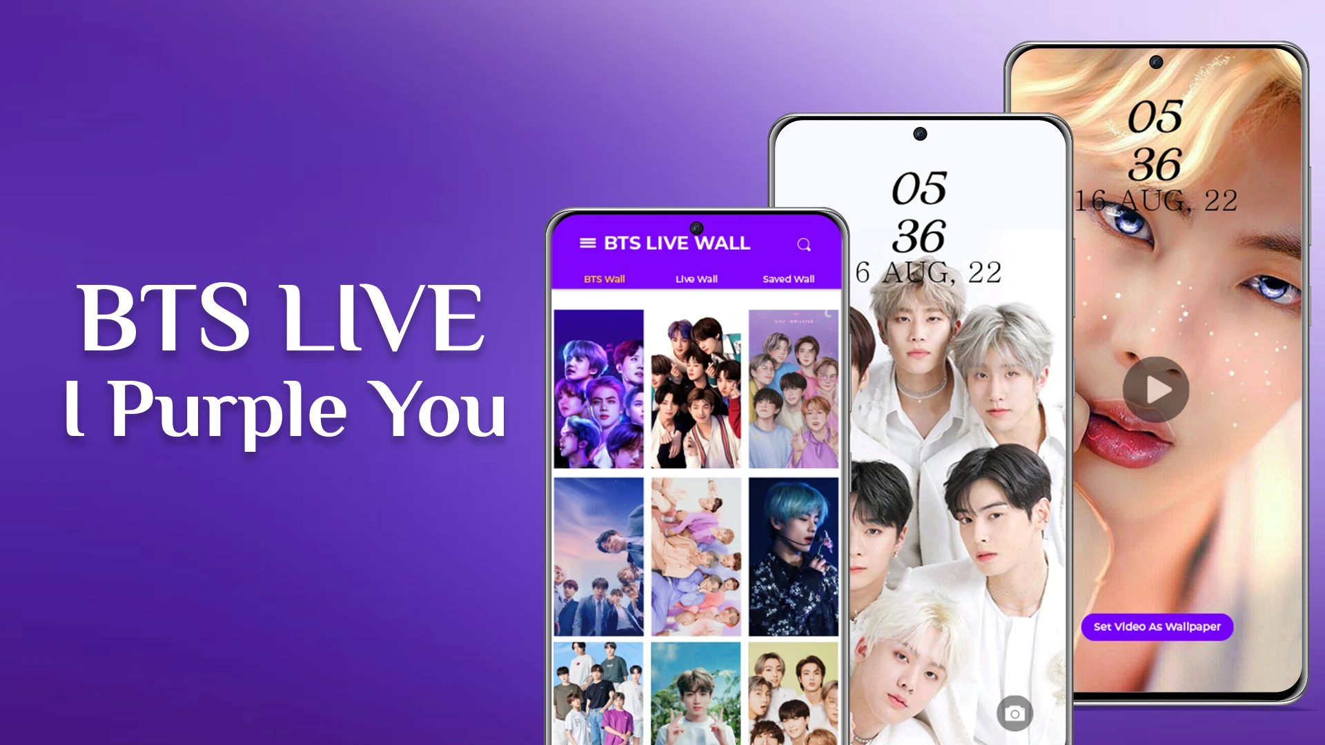 BTS Wallpaper – I Purple You Screenshot 1